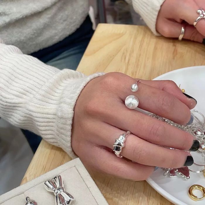 Срібна підвіска кольє Chuttyevo Круасан