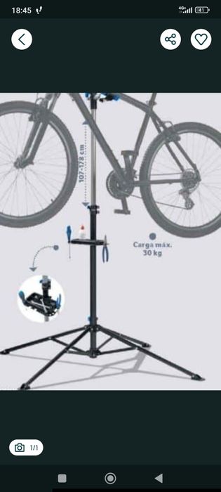 Suporte bicicleta Crivit (novo)