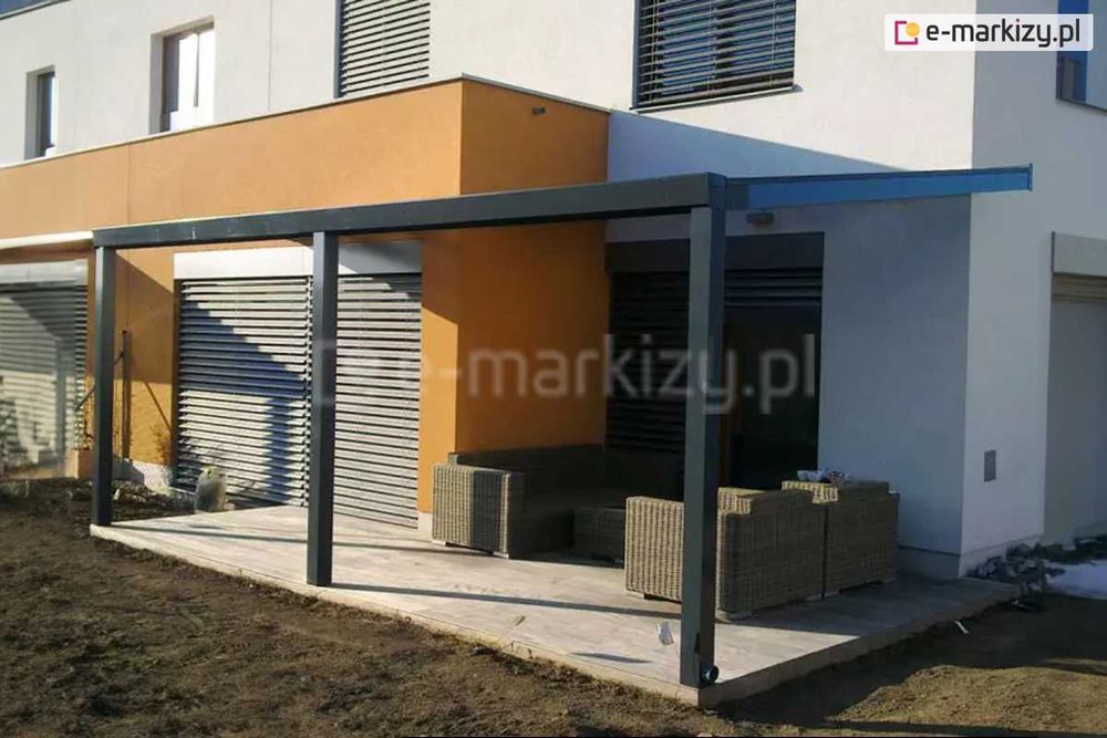 Zadaszenie pawilon sklep taras ogródek restauracji poliwęglan szkło