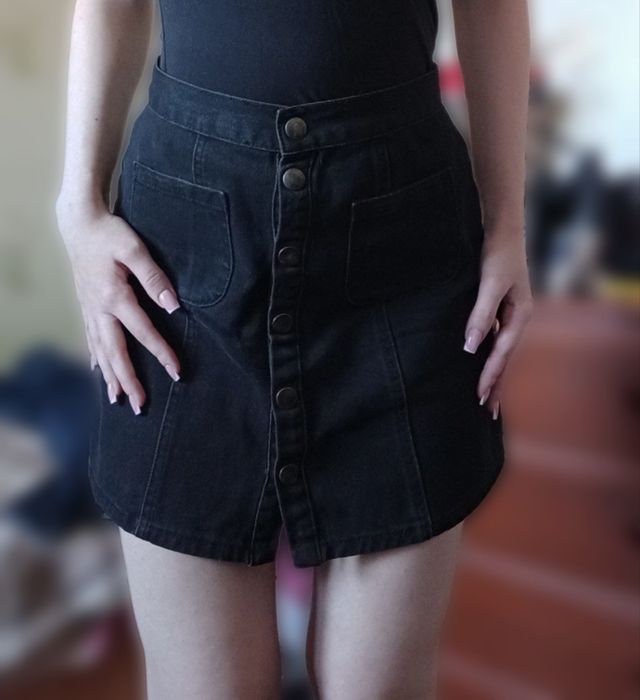 Юбка джинсовая, размер XS-S