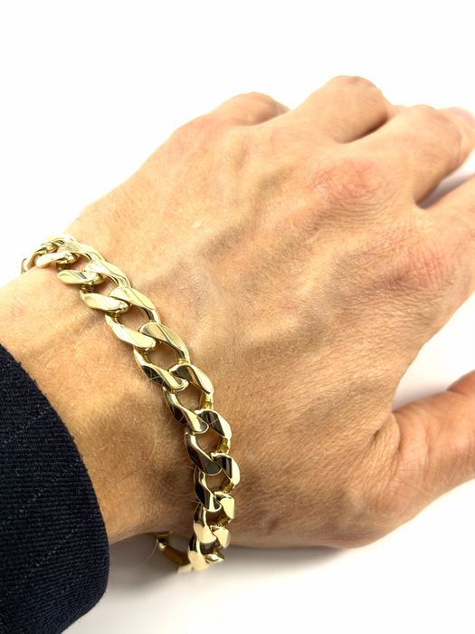 Złota bransoletka 23 cm