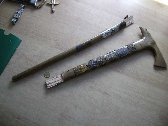 Starocie z PRL Laska złamana = z 20 nabijkami przedwojennymi polskimi