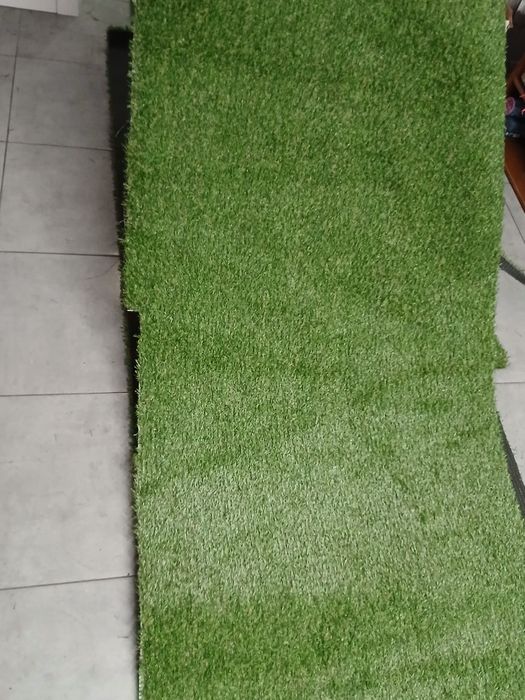 Rolos de relva sintetica