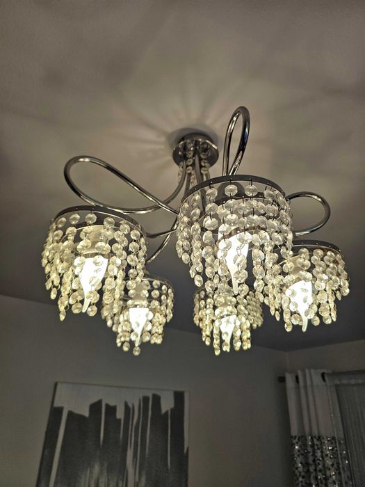 Żyrandol kryształki DIANA V