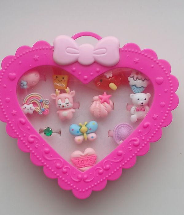 Бижутерія набір колечки для дівчинки 2,5-5  років