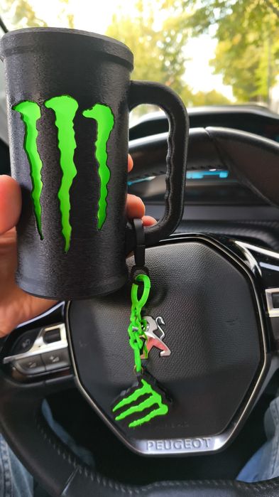 Caneca Monster+acessórios