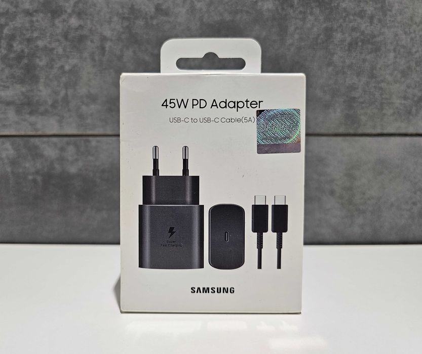 Ładowarka Samsung 45W PD Kabel C Szybkie Ładowanie