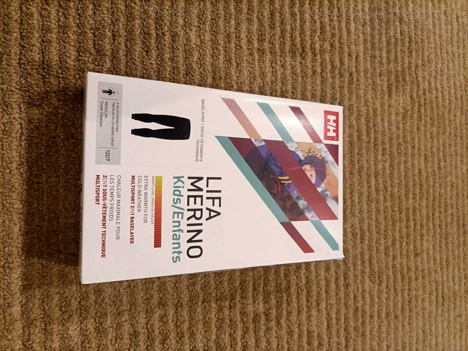 Calça térmica Helly Hansen Lifa Merino nova