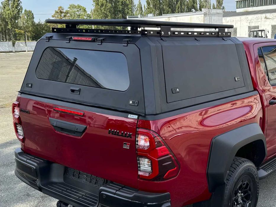 Кунг на Toyota Hilux 2015-2026 металевий алюміній кунг тойота хайлюкс
