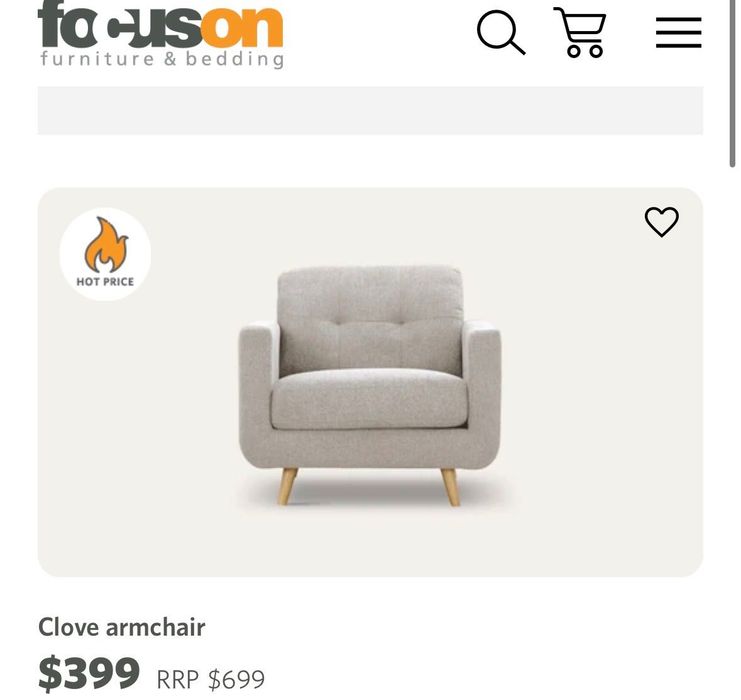 Conjunto de Sala — Sofá + Puff Baú + Poltrona