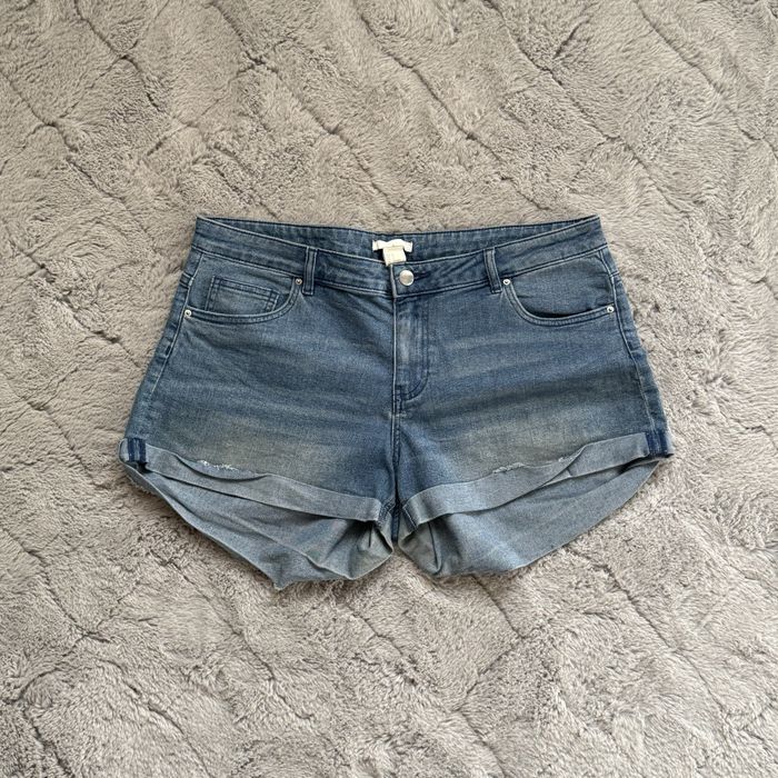 Spodenki jeansowe damskie H&M rozmiar XL niebieskie