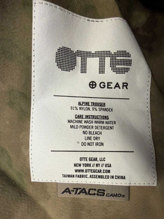 Spodnie softshell Otte Gear Alpine Trousers A-TACS FG