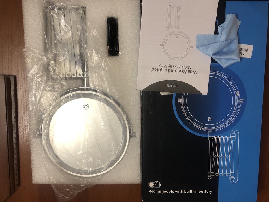 Настінне дзеркало з кронштейном з Лед підсвіткою