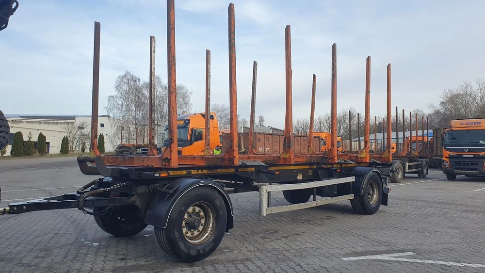 MHS  Przyczepa kłonicowa, 2 osiowa do transport Drewna MHS PO20