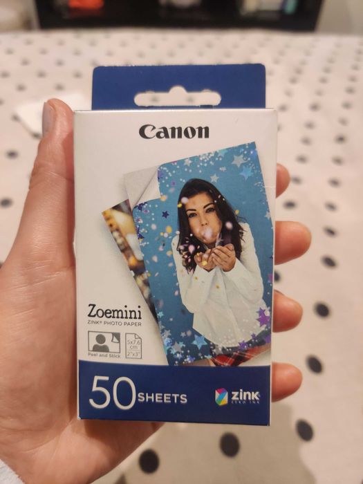Papel fotográfico autocolante Canon (Zero ink) - 50 folhas