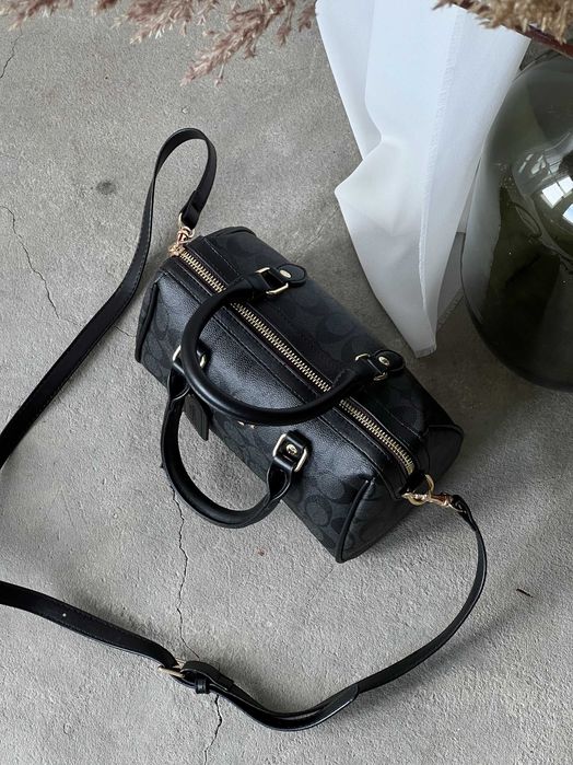 Сумка женская Coach Mini Rowan Crossbody In Signature через плече Коуч
