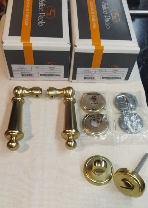 Дверные ручки межкомнатных дверей Salice Paolo матовый шампань Италия