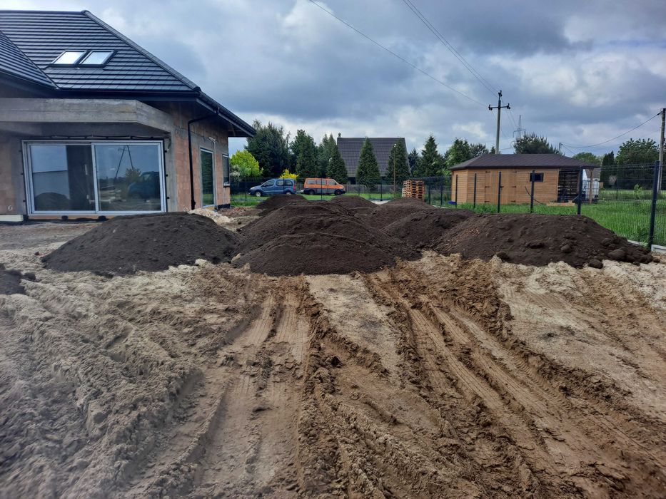 Ziemi ogrodowa siana czarnoziem humus KRAKÓW i okolice mała wywrotka