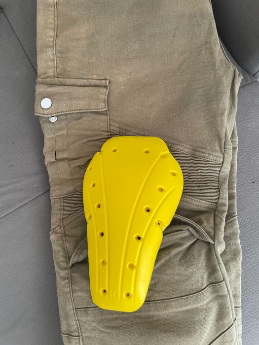 Pantalones Moto Hombre con Retirable Armadura Forro Protección Interior
