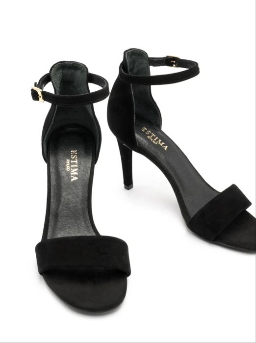 Zamszowe sandały Ryłko Estima z chwostem rozm 37