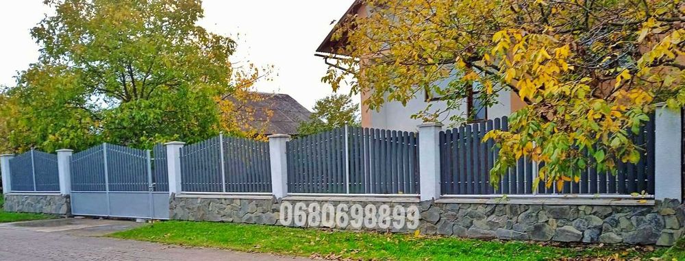 Штакетник металлический забор штахети Штахетник євроштахети чернігів