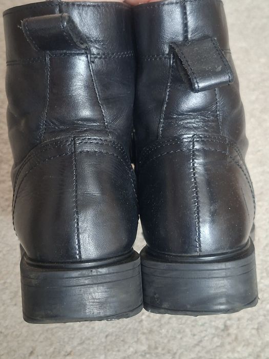 Buty zimowe lasocki 38 damskie skórzane czarne