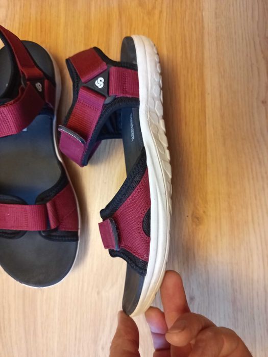 Женские босоножки на широкую ногу Clarks 42 p.