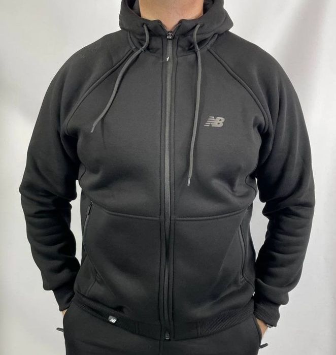 Мужской спортивный костюм New Balance зимний на флисе