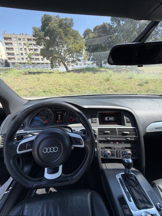 Audi A6 C6 3.0 TDI Quattro 70€ IUC | TETO ABRIR | PELE | BOSE | XENON | LED | F1 | NARDO GREY