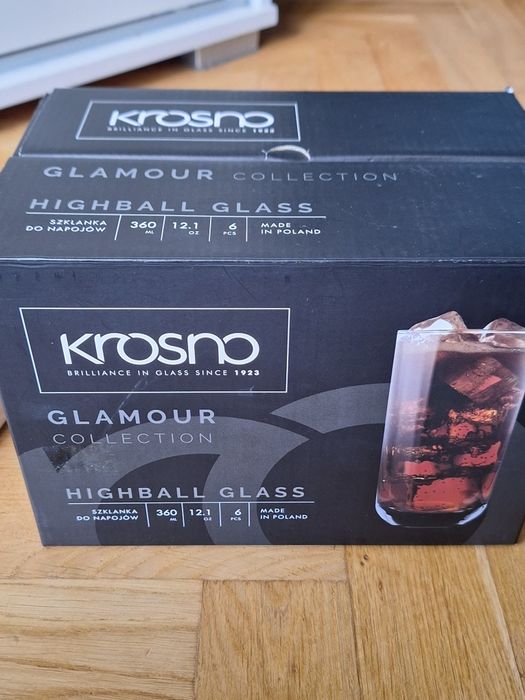 Szklanki krosno 5szt long drink