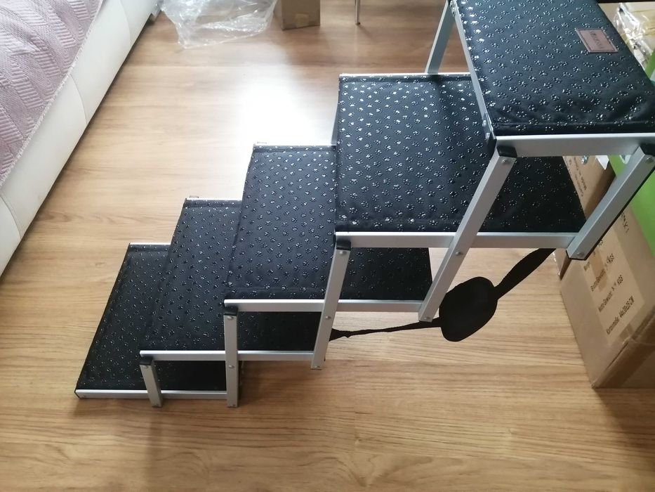 Schody aluminiowe dla psa SEEZSSA (5 stopniowe)