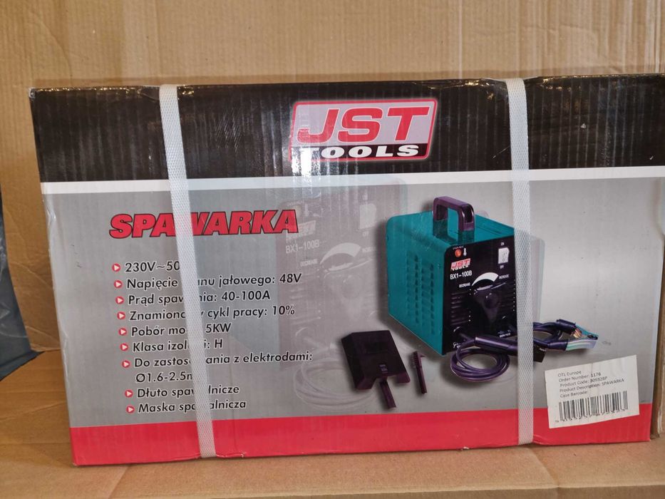 Spawarka trans. nieużywana JST Tools BX1-100B, 100A, elektr. do 2,5 mm