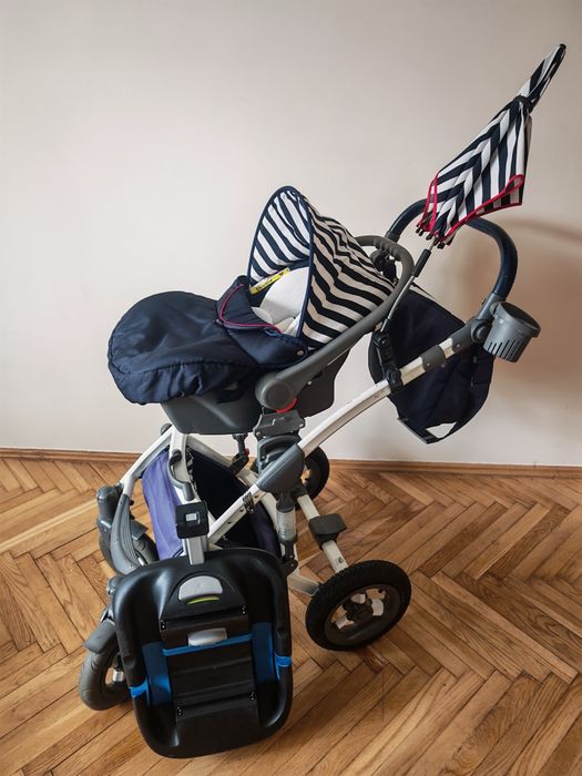 Wózek tako marine 3w1 plus baza ISOFIX do nosidełka