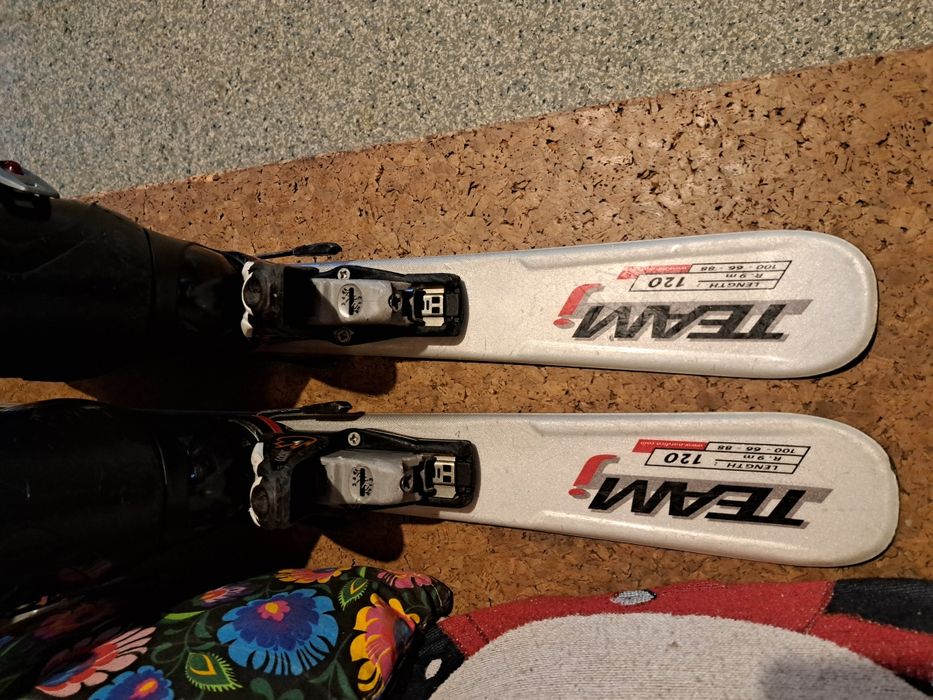 komplet narty Nordica Team 120 cm + buty Tecno 35 - 36