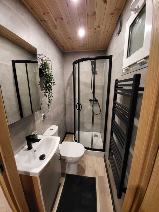 Domek mobilny na kołach 35m² drewniany całoroczny
