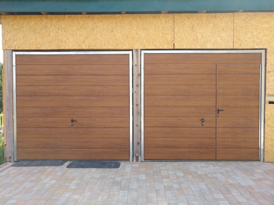 Brama 200x190 garażowa złoty dąb BRAMY na wymiar dostawa Gratis