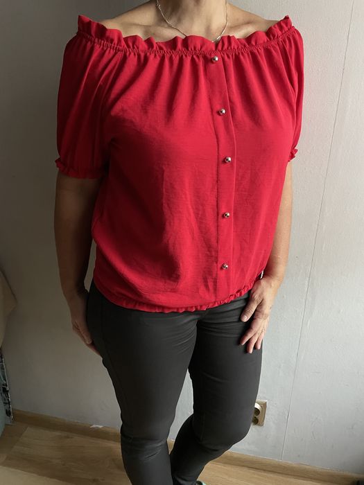 Czerwona koszulka, hiszpanka, rozmiar XL