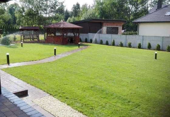 Nawodnienia ogrodu trawnia realizacja projektu nasadzenia