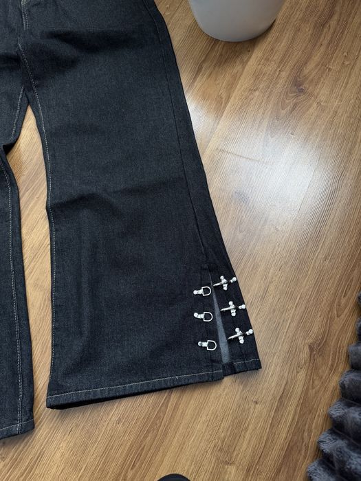 Архівні джиниси буткат кльош Opium flared jeans balenciaga racer drip