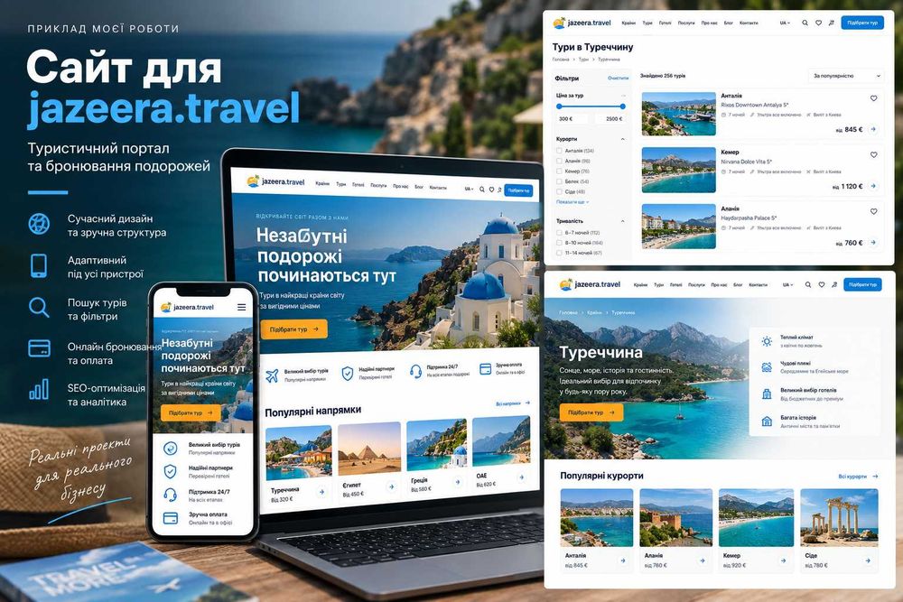 Розробка сайтів для бізнесу під ключ CRM | Landing | Інтернет-магазин