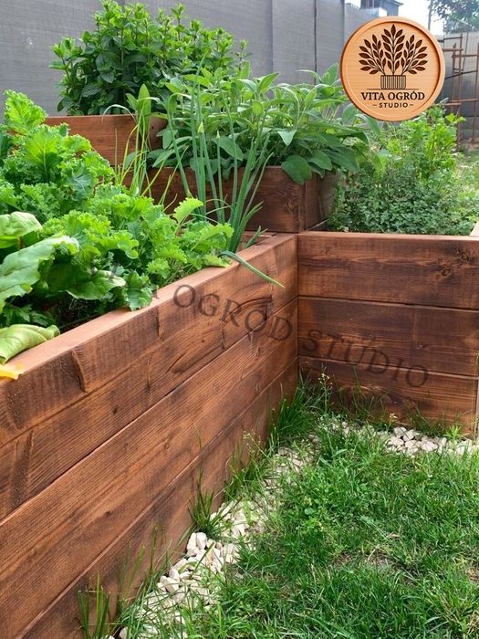 Podwyższone grządki gr. 4,5cm! Warzywnik, inspekt. PREMIUM!