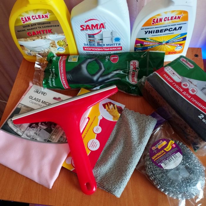 Набори для клінінгу набори для прибирання засоби для чищення еко