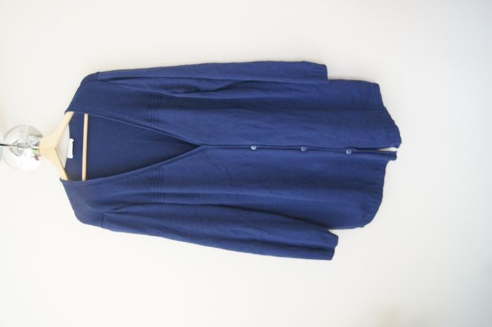 ciemnoniebieski granatowy sweterek oversize 48 50 XXXXL duży rozmiar