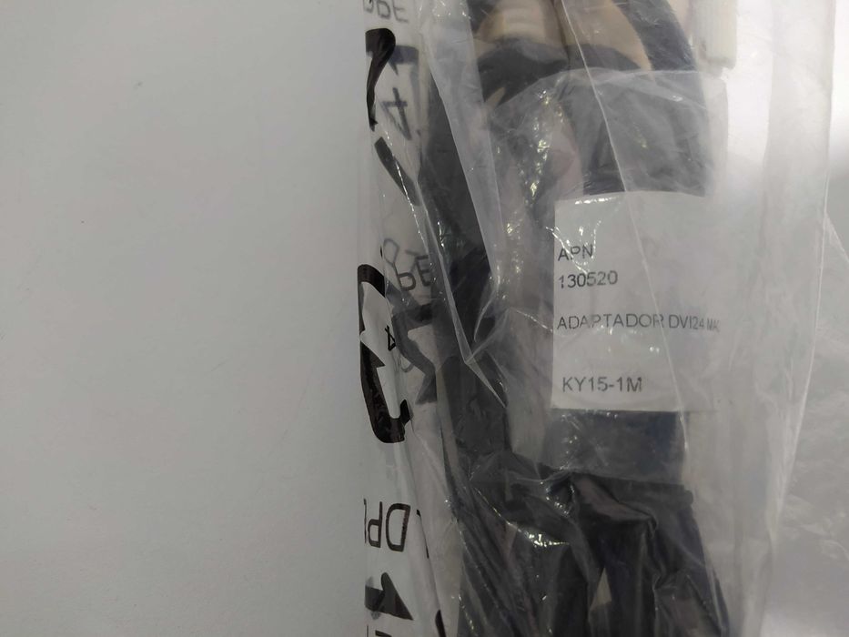 Cabos DVI-D preto branco cinza novos