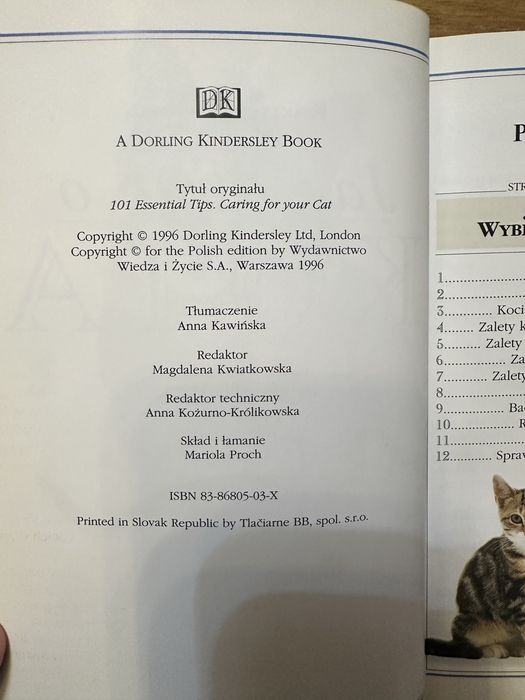 101 praktycznych porad. Jak dbać o kota.