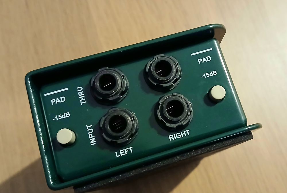 DI Passiva RADIAL JDI Stéreo práticamente nova!