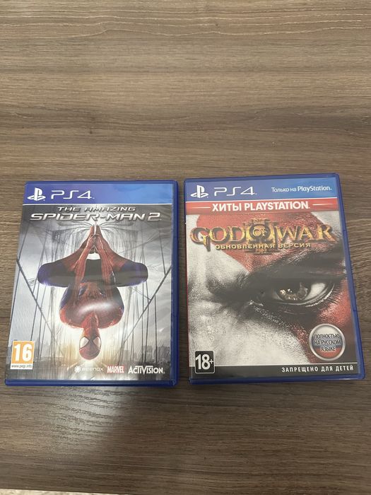 Amazing spiderman 2 god of war ps4 playstation диск игры