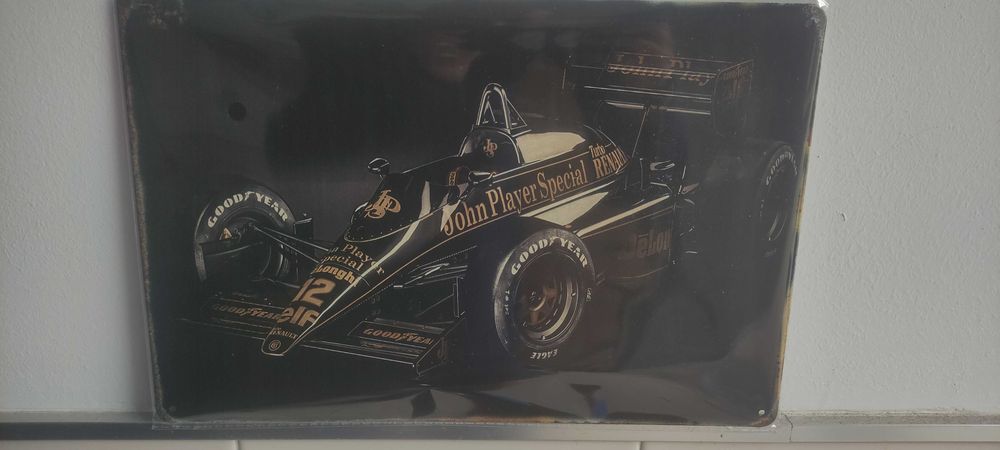 Placa decorativa - John Player Special - Senna