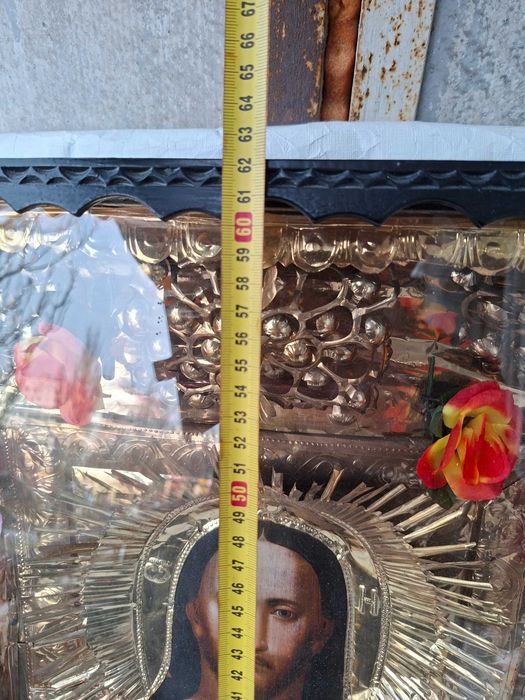 Икона старая большая.