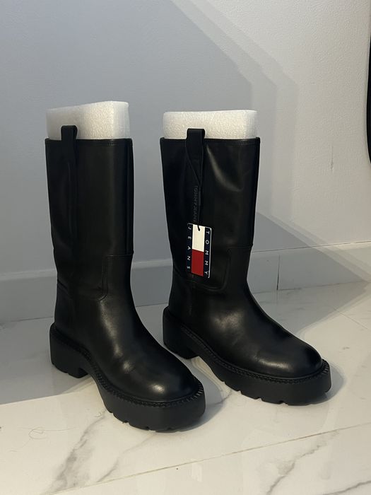 botki kozaki skorzane